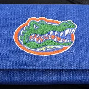 Blue and Green Gators Wallet Canvas